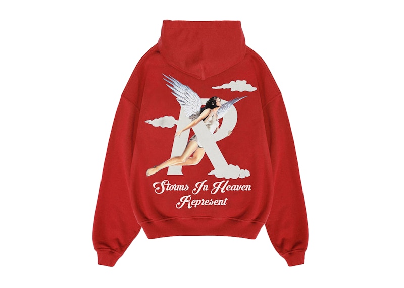 Represent Storms In Heaven Hoodie Burnt Red
