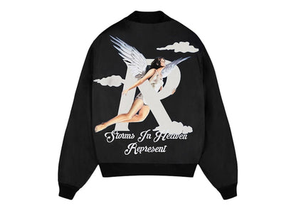 Represent Storms In Heaven Souvenir Bomber Black