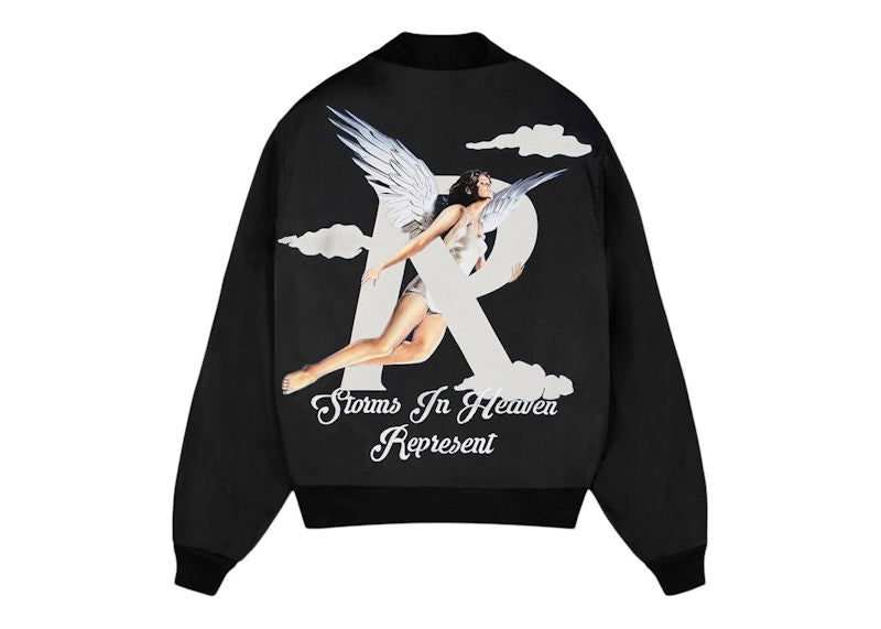 Represent Storms In Heaven Souvenir Bomber Black