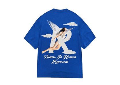 Represent Storms In Heaven T-shirt Cobalt