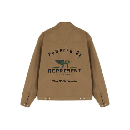 Represent Team Spirit Jacket Tan