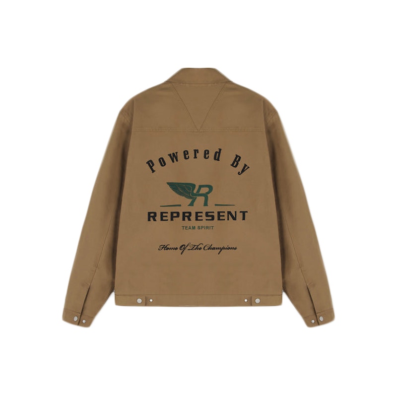 Represent Team Spirit Jacket Tan