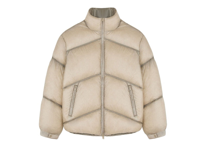 Represent Washed Puffer Jacket Wheat