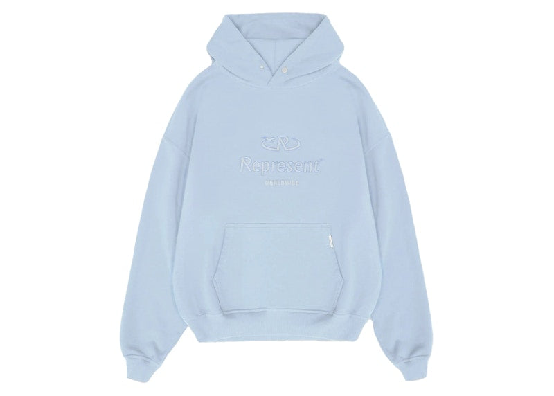 Represent Worldwide Hoodie Powder Blue