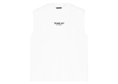 Represent x Marchon Team 247 Oversized Tank Top Flat White