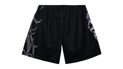 Revenge Abandoned Mesh Shorts Black/Purple