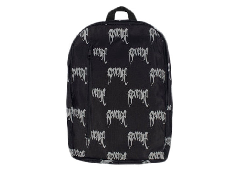 Revenge Allover Logo Backpack Black