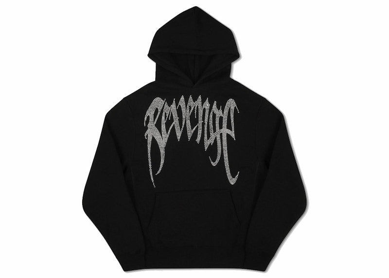 Revenge Bejeweled Arc Logo Hoodie Black
