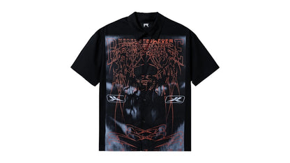 Revenge Blitz Button Up Shirt Black