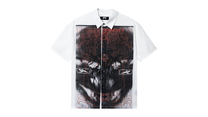 Revenge Blitz Button Up Shirt White