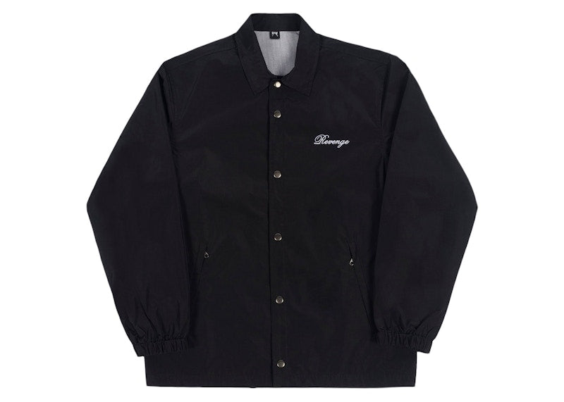 Revenge Broken R Coaches Jacket Black