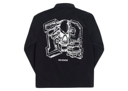 Revenge Broken R Coaches Jacket Black