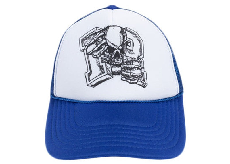 Revenge Broken R Trucker Hat Blue