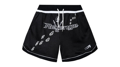 Revenge Bullets Basketball Shorts Black