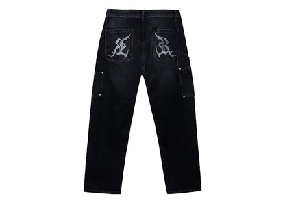 Revenge Catacombs Carpenter Denim Pants Pants Washed Black