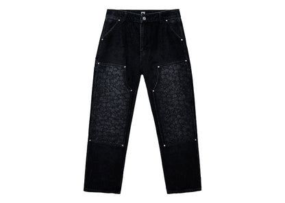 Revenge Catacombs Carpenter Denim Pants Pants Washed Black