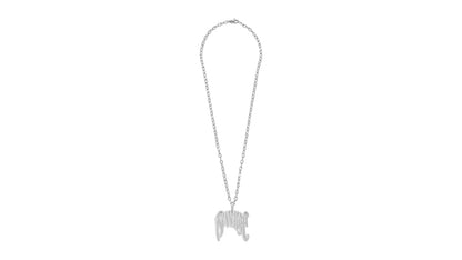 Revenge Chrome Arch Logo Double Layer Chain Necklace Stainless Steel