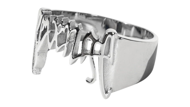 Revenge Chrome Arch Logo Ring