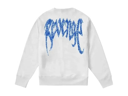 Revenge Crayon Trippie Redd Crewneck Sweatshirt White