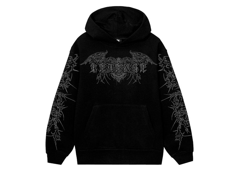 Revenge Cruciform Hoodie Black
