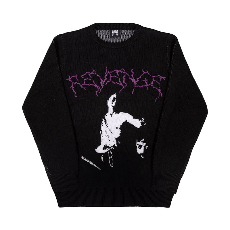 Revenge David And Goliath Black Knit Black