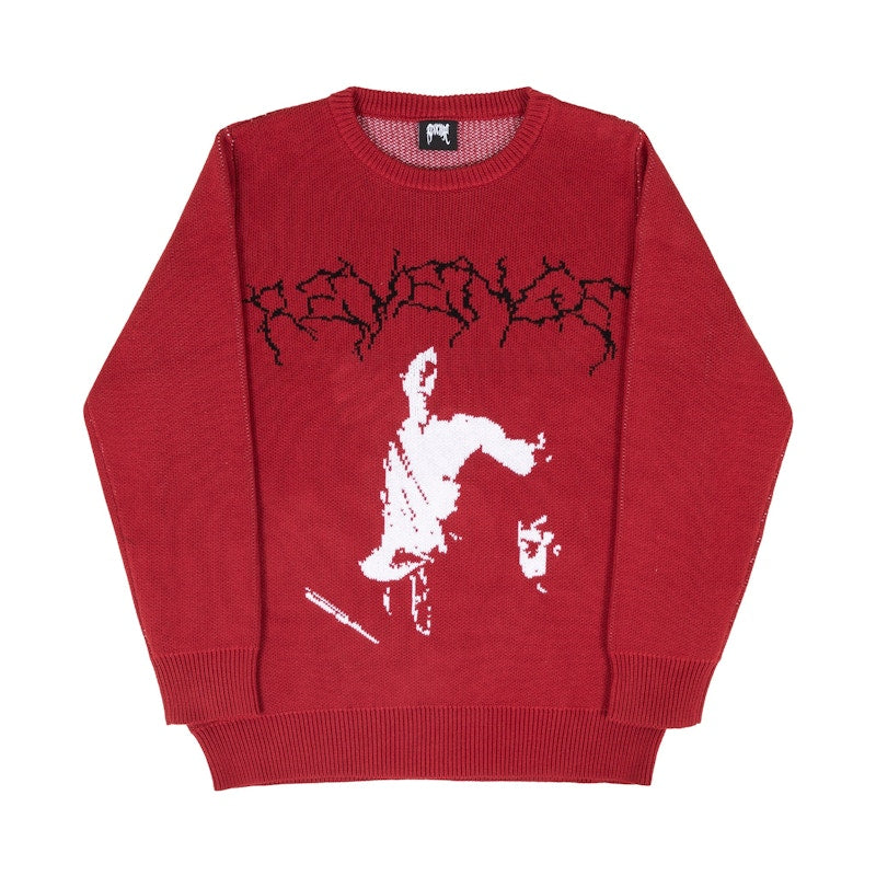 Revenge David And Goliath Maroon Knit Maroon
