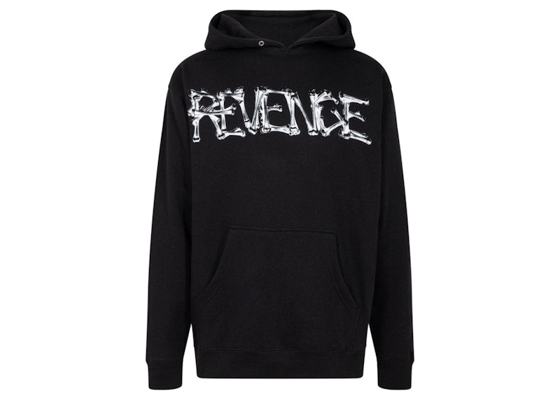 Revenge Durk Bones Hoodie Black