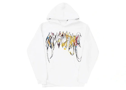 Revenge Durk Painting Hoodie White
