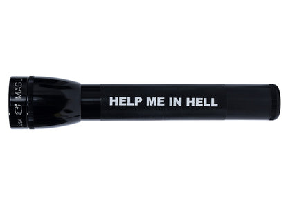 Revenge Help Me In Hell Flashlight Black