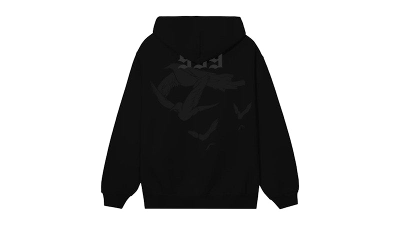 Revenge Juice Wrld Dove 999 Hoodie Black