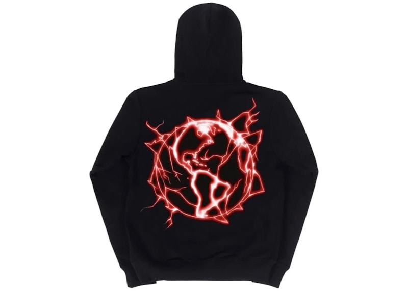 Revenge Lightning Logo Hoodie Black