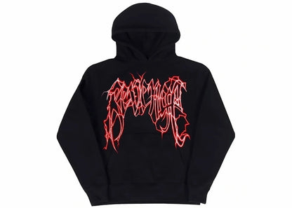 Revenge Lightning Logo Hoodie Black