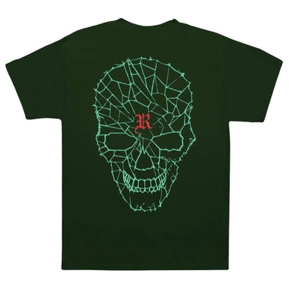 Revenge Lightning Spider T-shirt Green