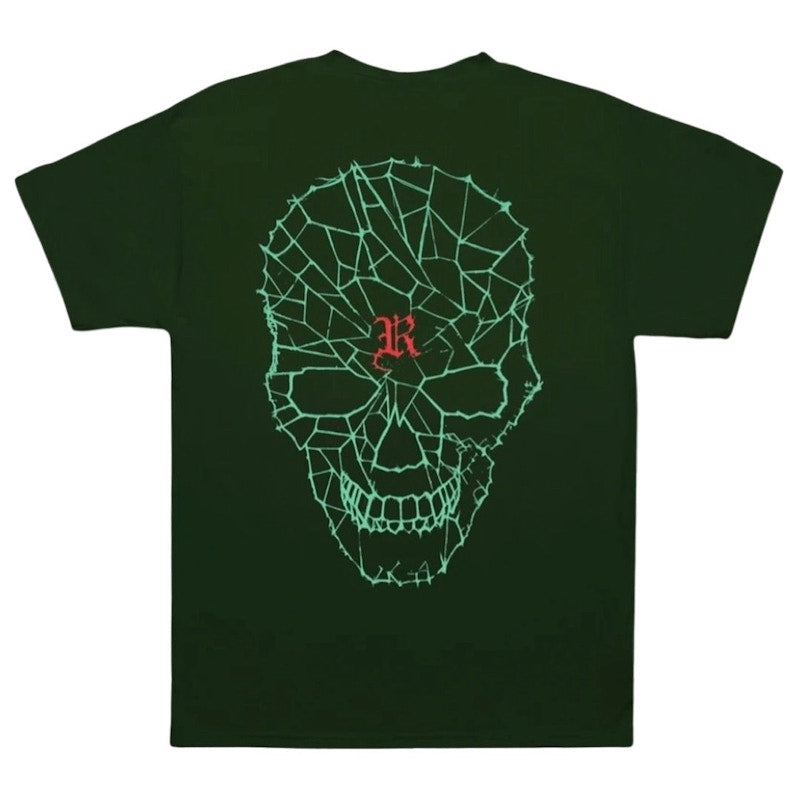 Revenge Lightning Spider T-shirt Green