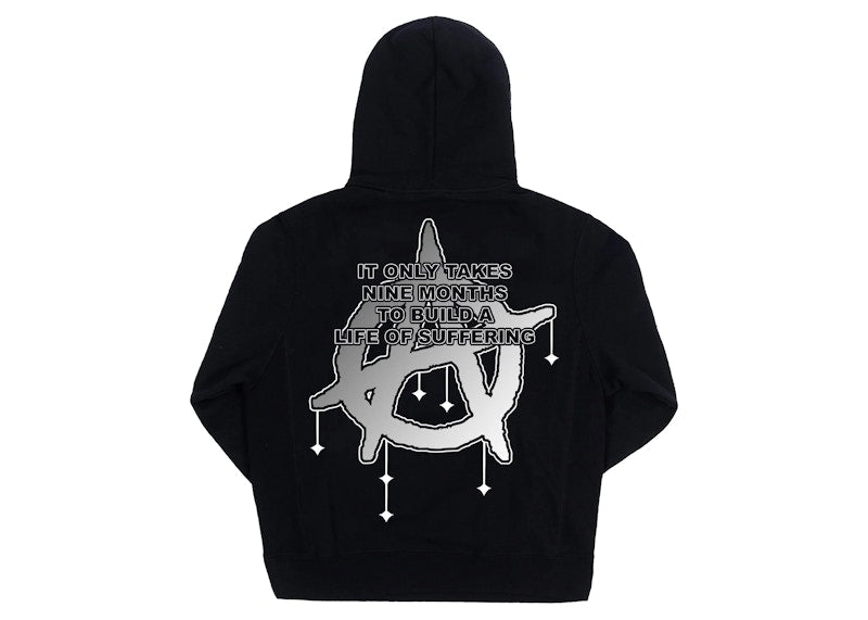 Revenge Nine Months Hoodie Black
