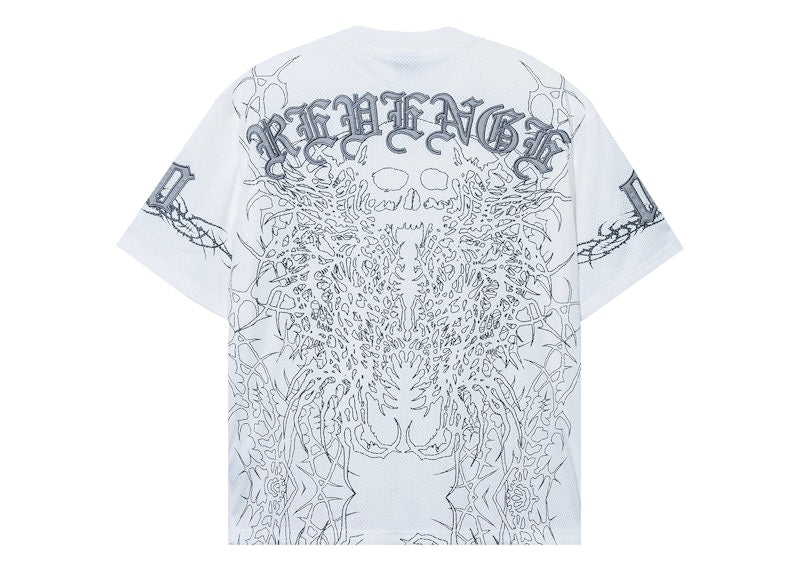 Revenge Obsidian Mesh Jersey White