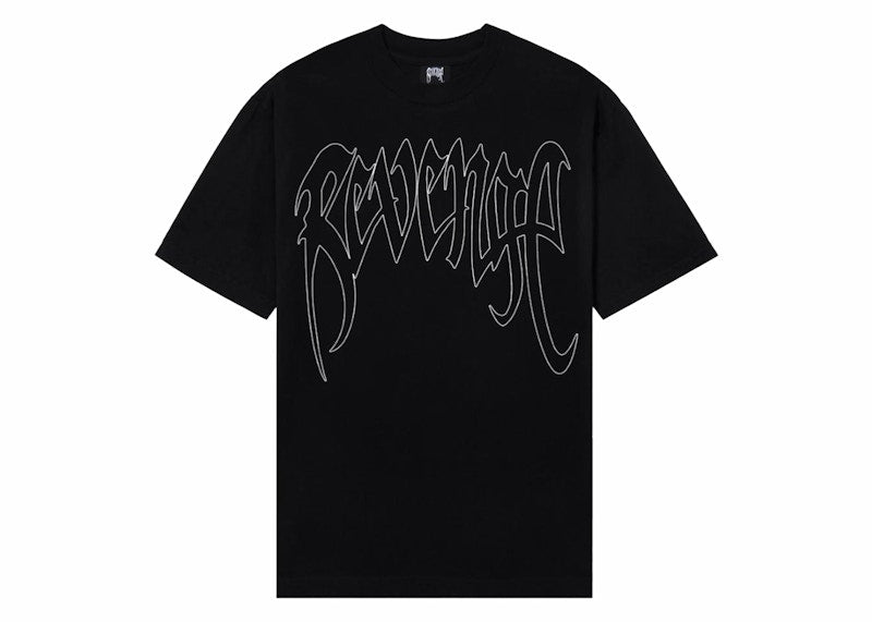 Revenge Outline Tee Black