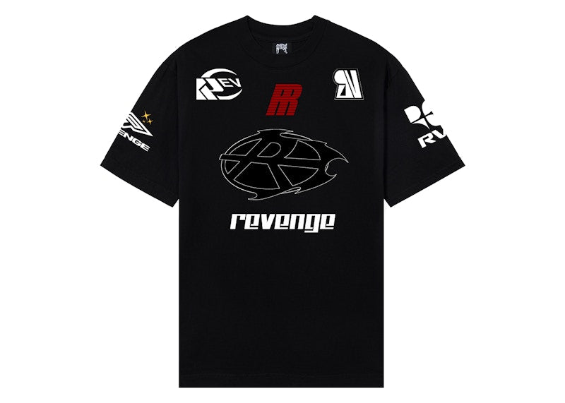 Revenge Racer Patch Tee Black