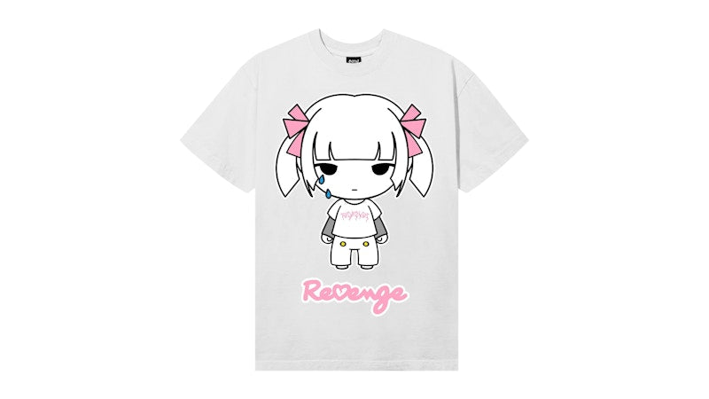 Revenge Raven Tee White