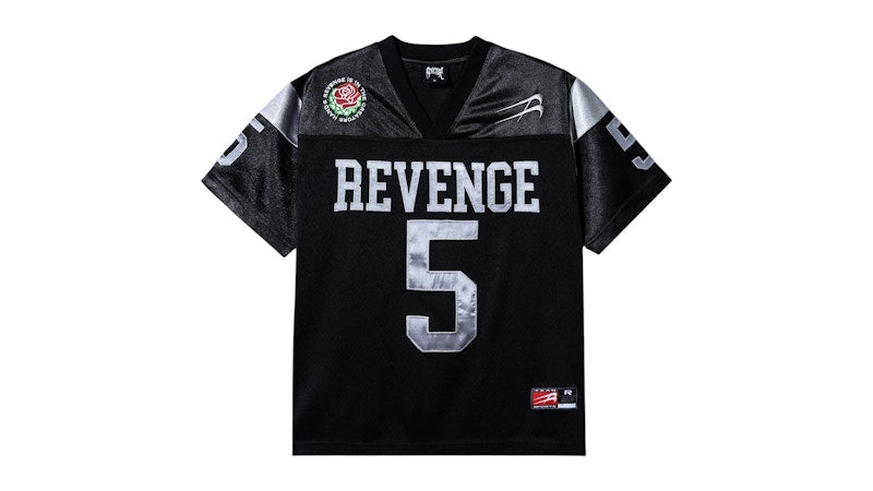 Revenge Rose Football Jersey Black