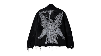 Revenge Sigil Work Jacket Thrashed Black