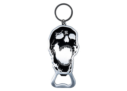 Revenge Skull Bottle Opener Keychain Black