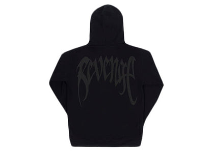 Revenge Tonal Dual Arch Logo Hoodie Black