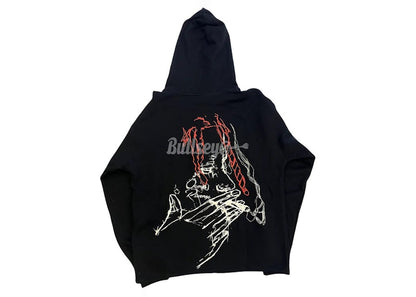 Revenge Trippie Smoking Hoodie Black