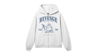 Revenge Tru Revenge Zip Sweatshirt White/Blue