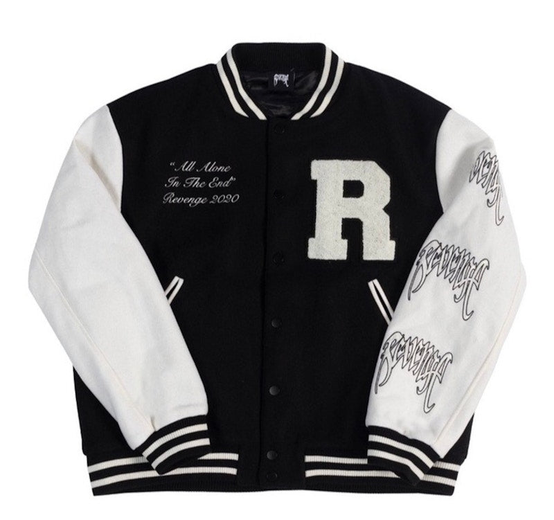 Revenge Varsity Jacket Black