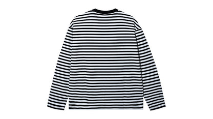 Revenge XXXTentacion Bad Striped L/S Tee Black/White