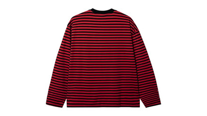 Revenge XXXTentacion Bad Striped L/S Tee Red/Black