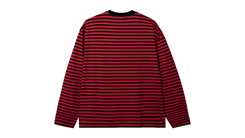 Revenge XXXTentacion Bad Striped L/S Tee Red/Black