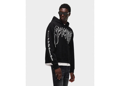 Revenge XXXTentacion Kill Outline Hoodie Black/White